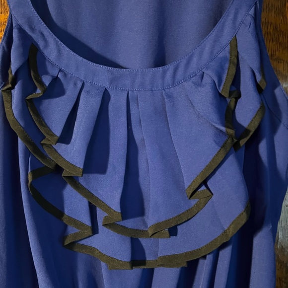 Express Minidress with Ruffled Bib - Picture 3 of 8